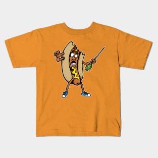 Hot Dog Man Kids T-Shirt